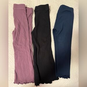 Toddler Girl Ribbed Leggings